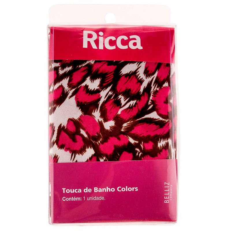 touca de banho cetim colors ricca sortidos