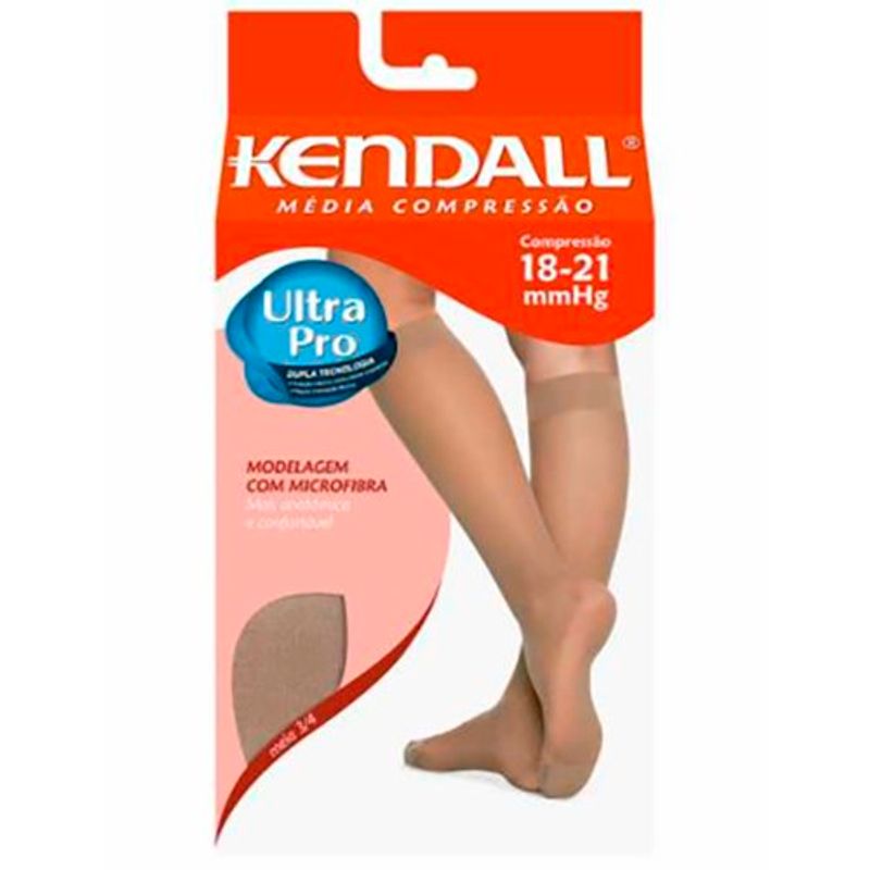 meia de compressão 3/4 feminina kendall média tamanho g 1671
