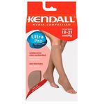 meia curta de média compressão sem ponteira mel pequena 3/4 kendall