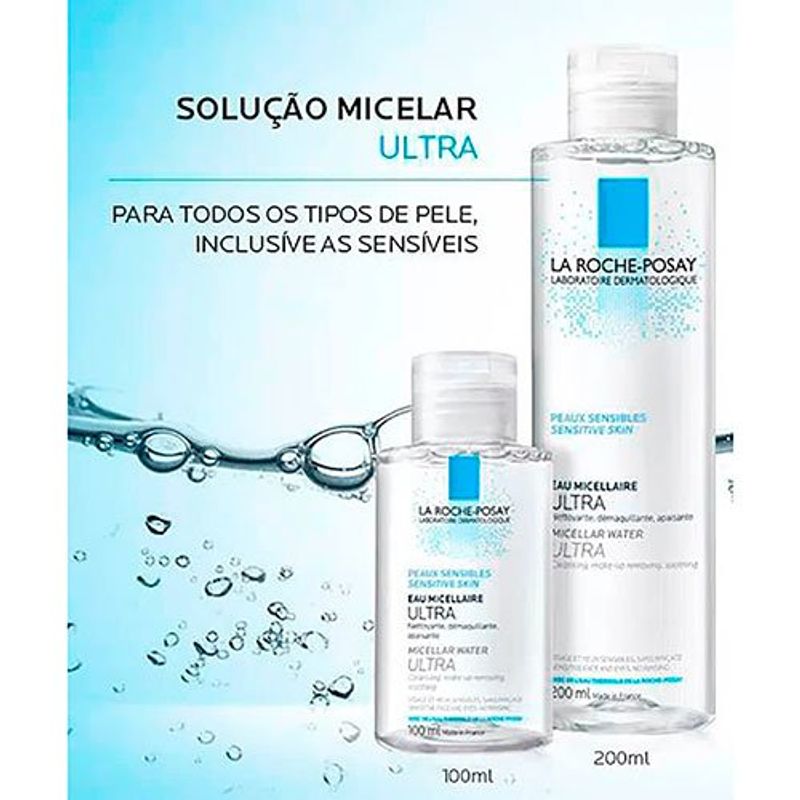água micelar ultra la roche-posay solução 400ml