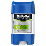 desodorante gel antitranspirante gillette hydra aloe 82g