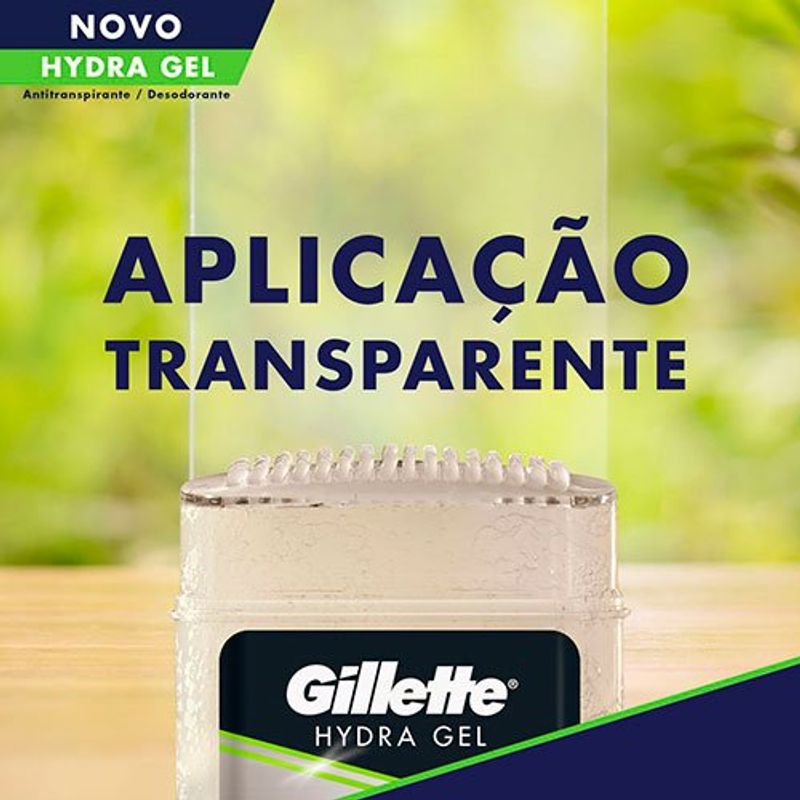 desodorante gel antitranspirante gillette hydra aloe 82g