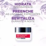 creme facial hidratante noturno 50ml revitalift preenchedor