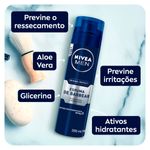 espuma de barbear nivea men 193g