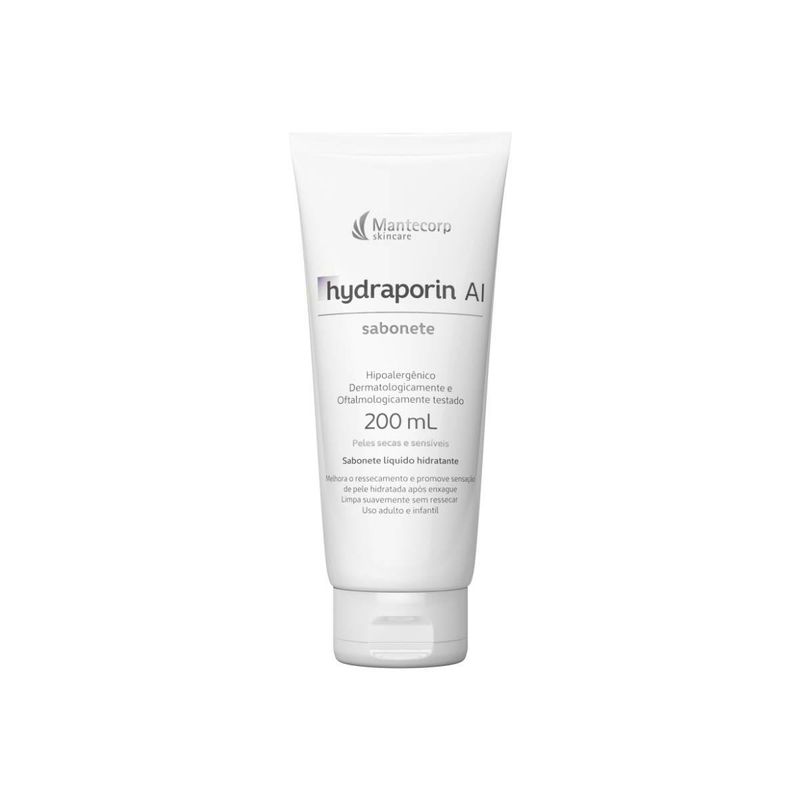 sabonete líquido hidratante hydraporin 200ml