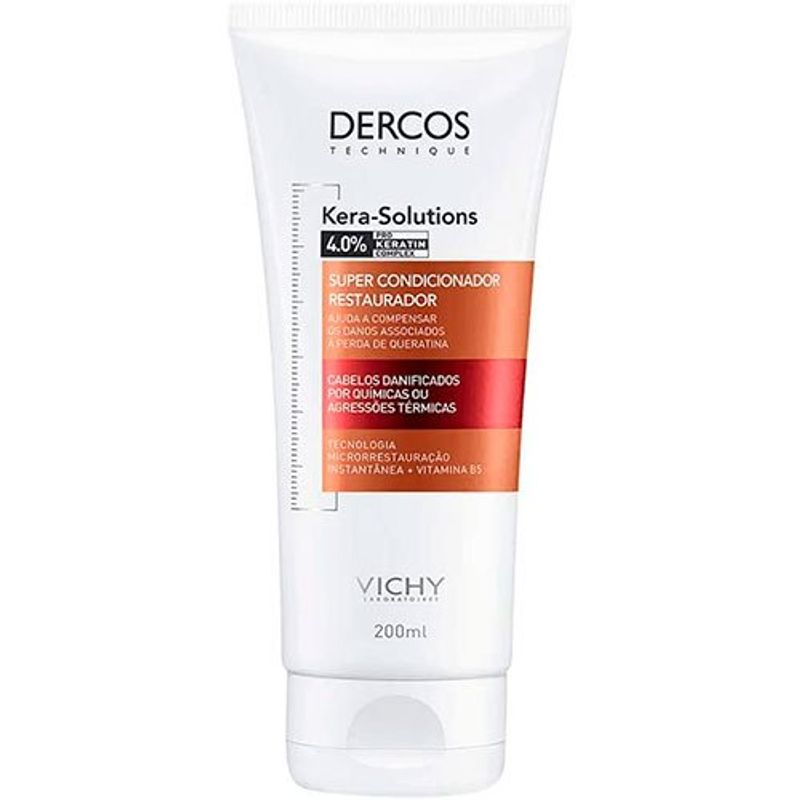 super condicionador restaurador dercos kera-solutions 200ml