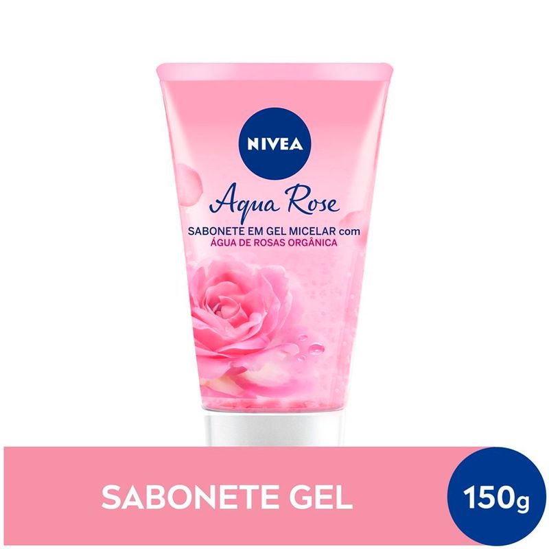 sabonete em gel micelar facial nivea micellair água de rosas 150ml