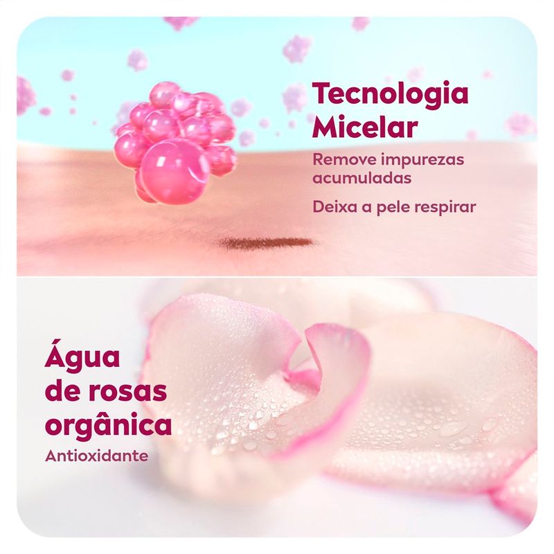 sabonete em gel micelar facial nivea micellair água de rosas 150ml