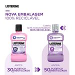 antisséptico bucal listerine cuidado total zero 500ml