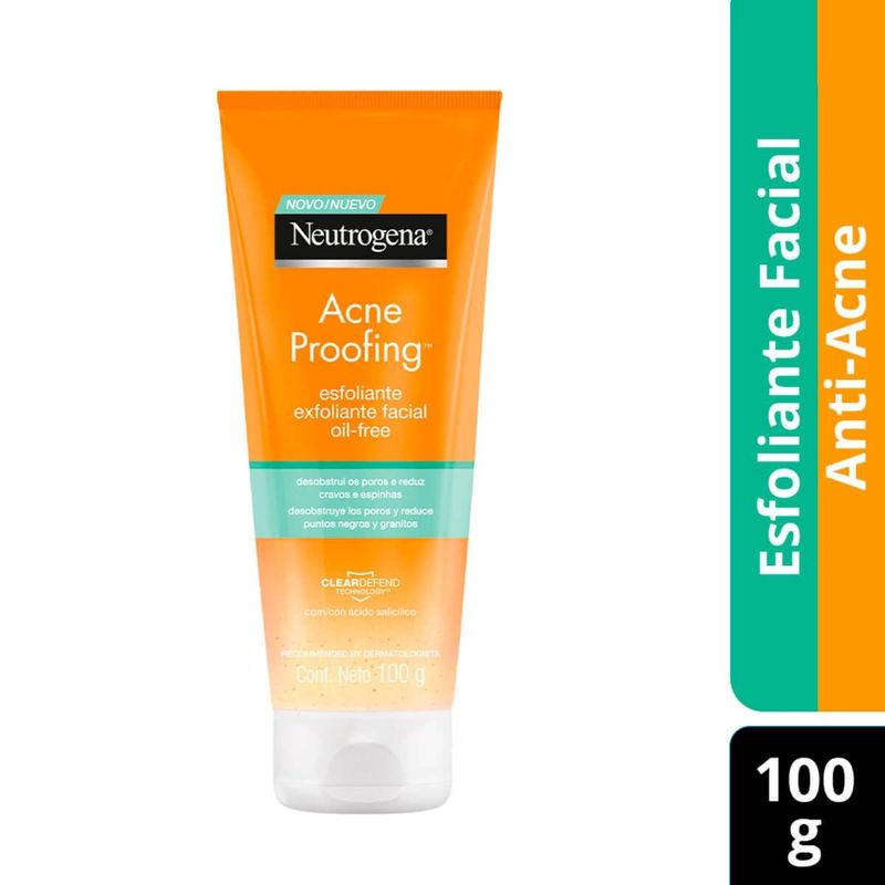 esfoliante facial neutrogena acne proofing 100g