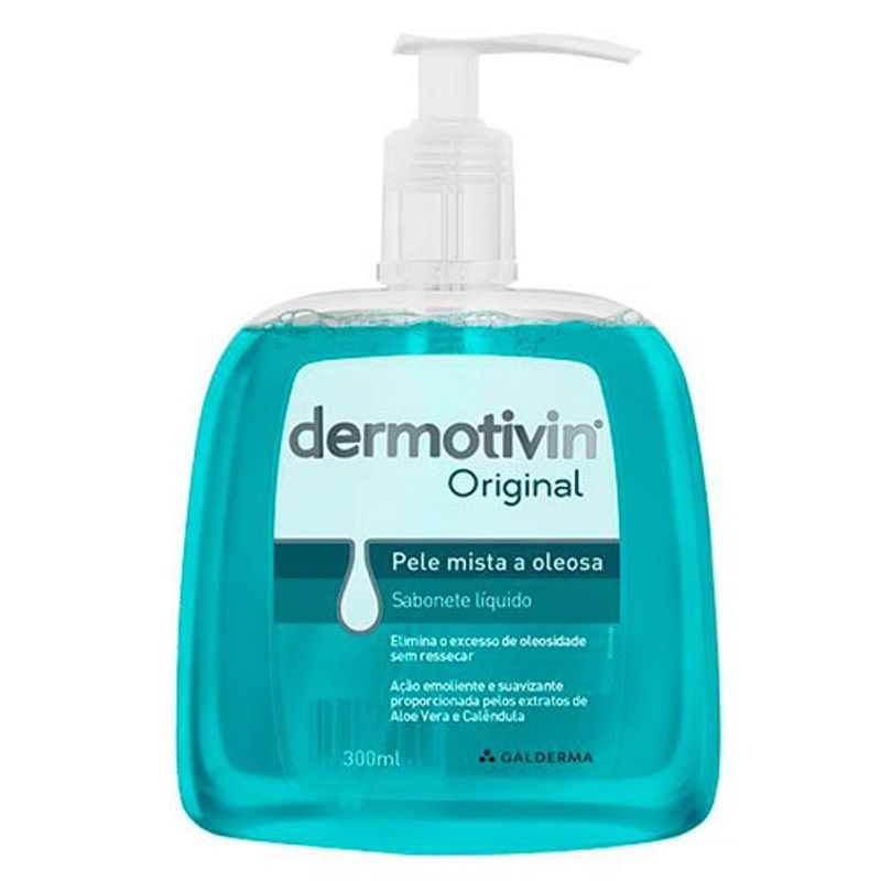 sabonete líquido 300ml dermotivin original