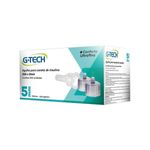 agulha para caneta de insulina g-tech 5mm 31g caixa com 100