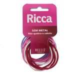 elástico de cabelo ricca colors sem metal 2mm