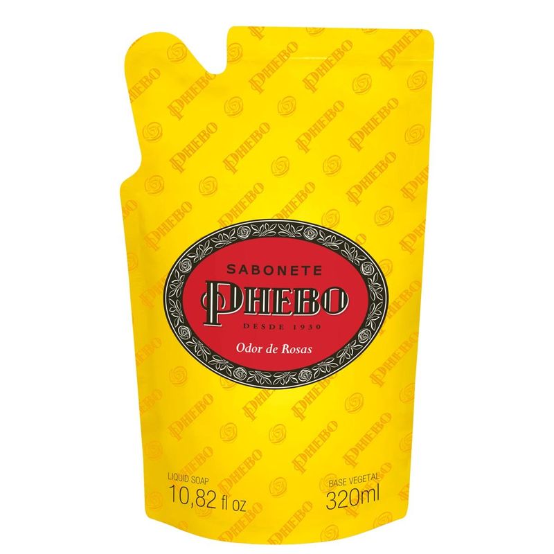 refil sabonete líquido granado odor de rosas 320ml