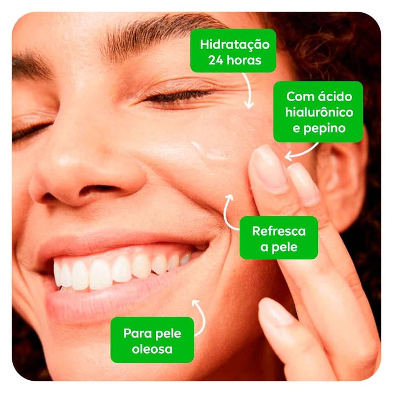 hidratante facial em gel nivea com pepino 100g