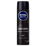 desodorante aerosol antitranspirante nivea men deep original carvão ativado 150ml