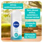 desodorante roll-on nivea dry fresh 50ml