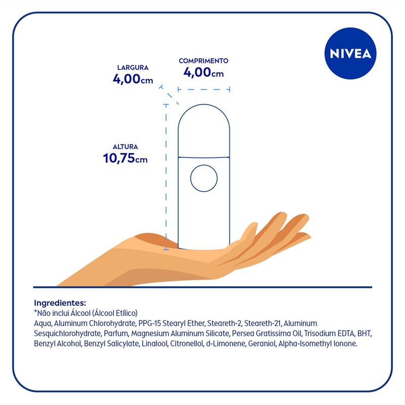 desodorante roll-on nivea dry fresh 50ml