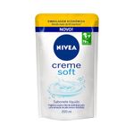 refil de sabonete líquido corporal nivea creme soft 200ml