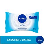 sabonete em barra hidratante nivea leite 85g