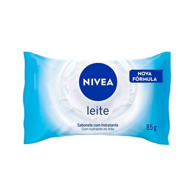 sabonete em barra hidratante nivea leite 85g