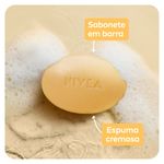 sabonete em barra hidratante nivea toque de baunilha 85g