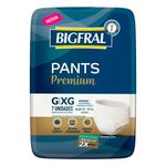 roupa íntima descartável bigfral pants premium tamanho g / xg 7 unidades