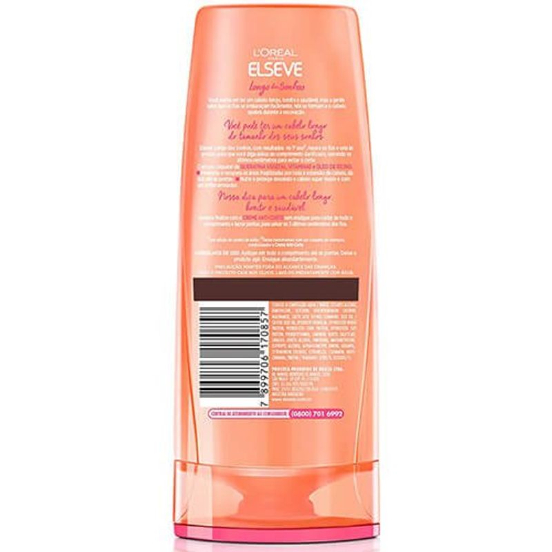 condicionador elseve longo dos sonhos 200ml
