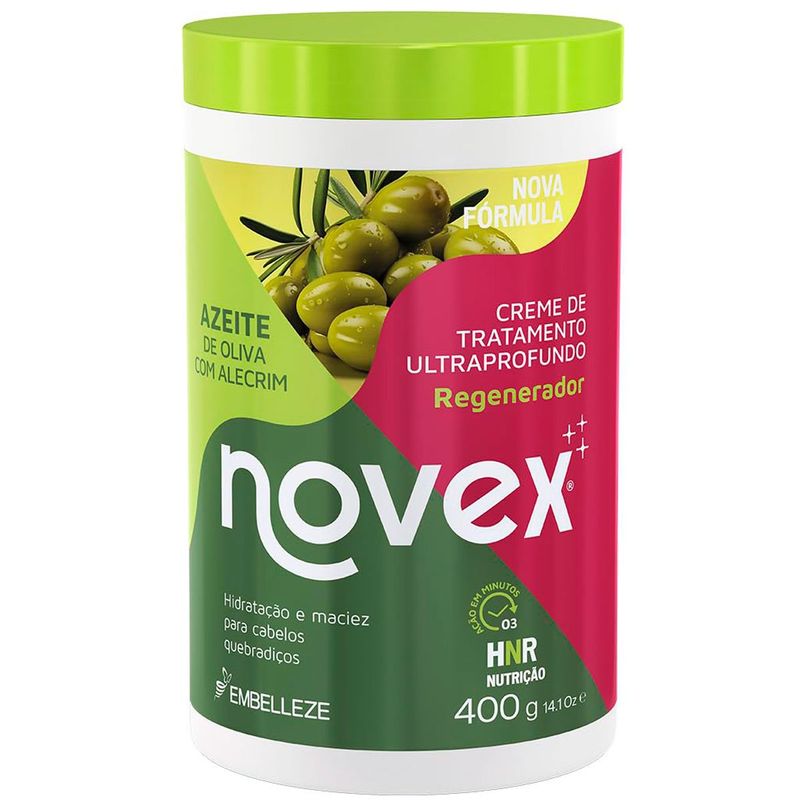 creme de tratamento novex azeite de oliva 400g