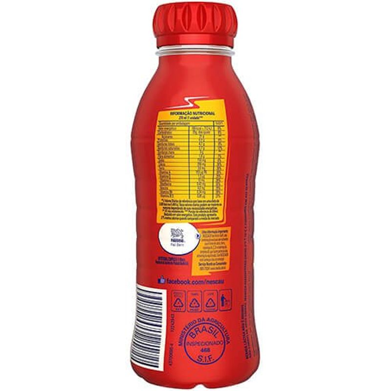 achocolatado nescau shake nestlé 280ml