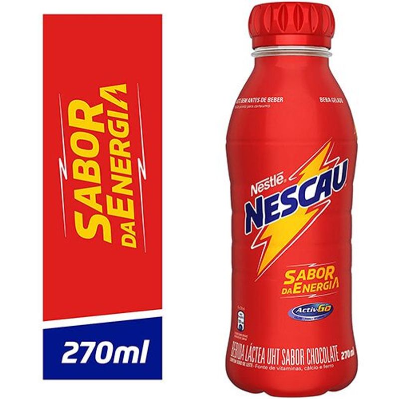 achocolatado nescau shake nestlé 280ml