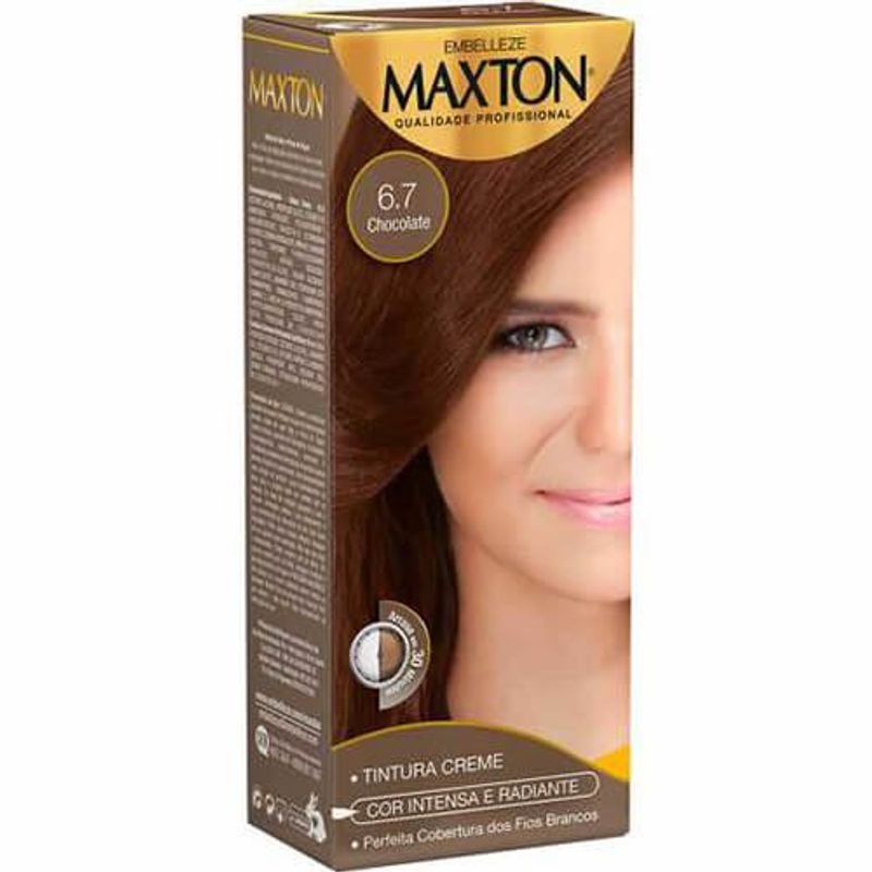 coloração maxton chocolate 6.7 tintura creme eco