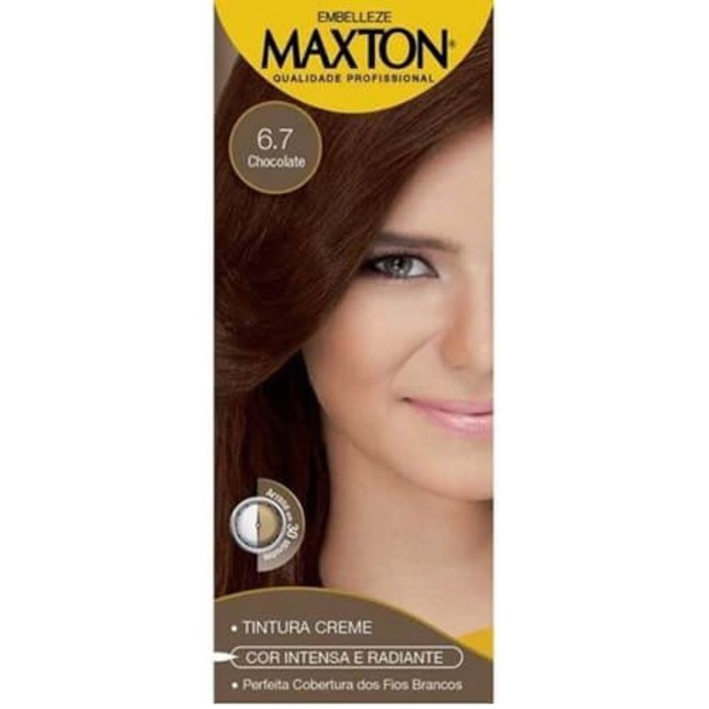coloração maxton chocolate 6.7 tintura creme eco