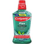 enxaguante bucal colgate plax fresh mint 500ml