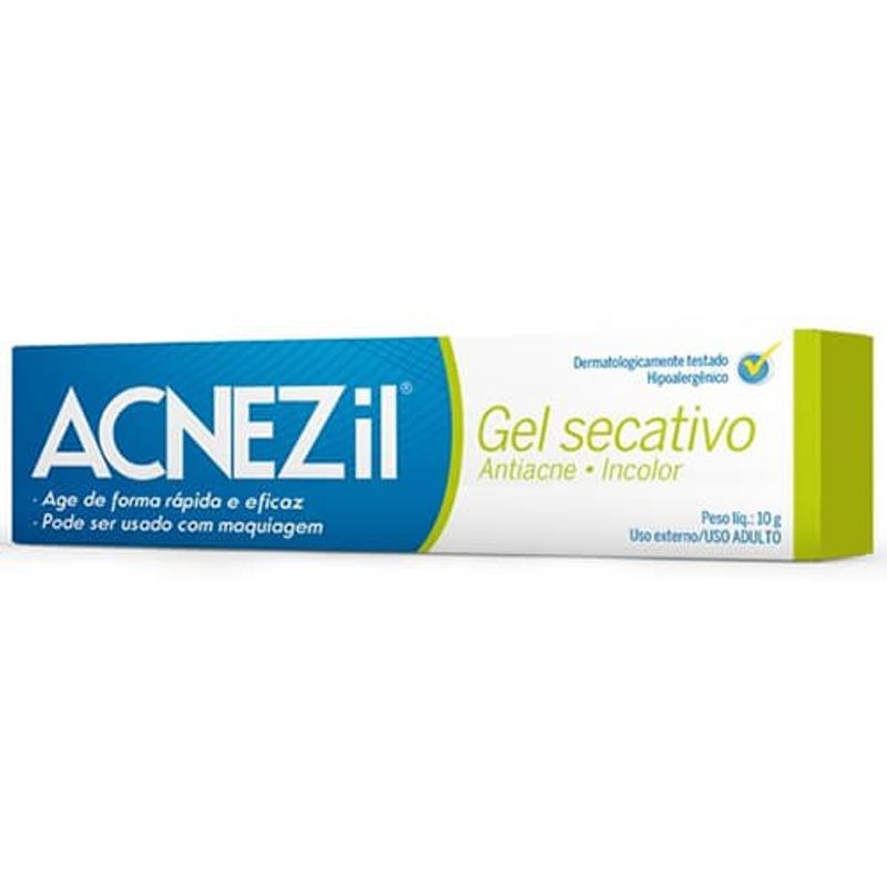 gel atiacne incolor secativo aczenil 10g