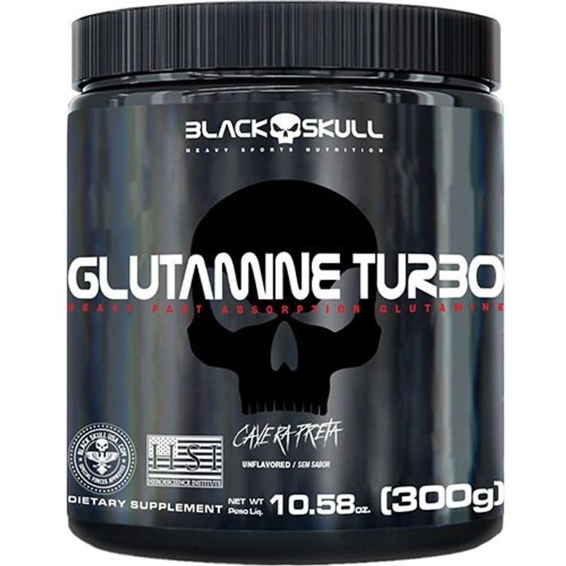 glutamine turbo black skull 300g