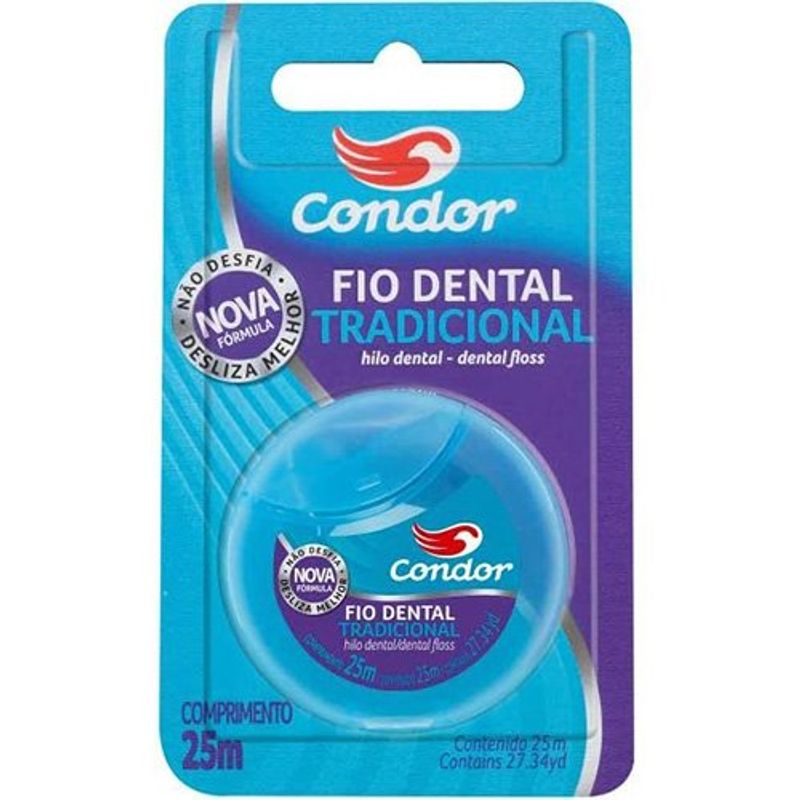 fio dental condor tradicional 25 metros