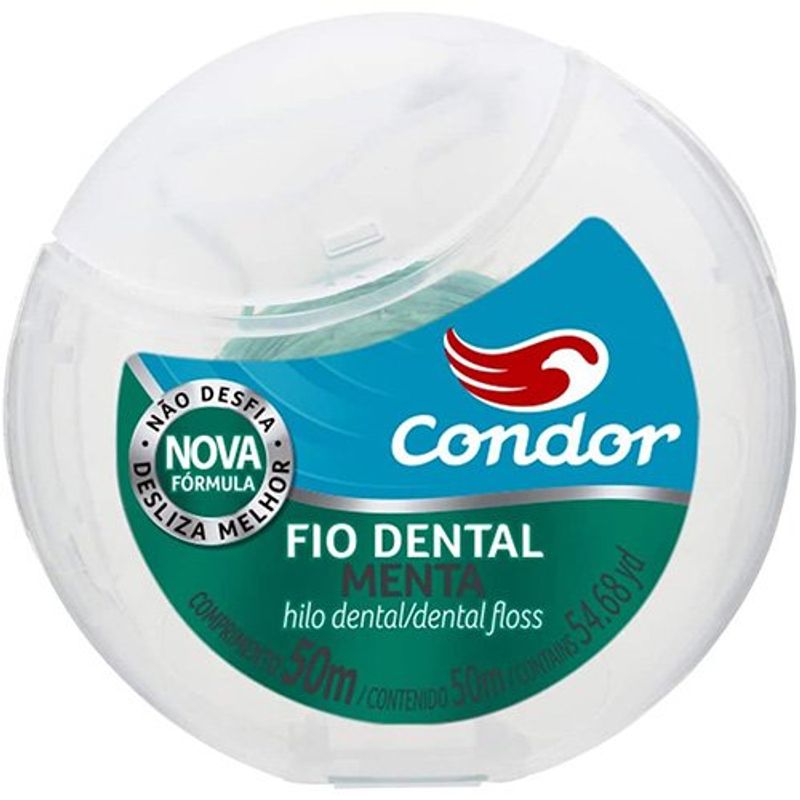 fio dental condor menta leve 50m, pague 25m