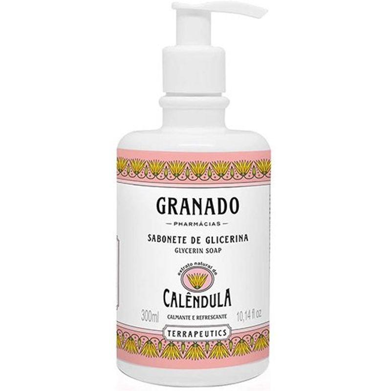 sabonete líquido de glicerina terrapeutics calêndula 300ml
