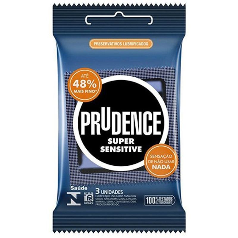 preservativo prudence super sensitive 3 unidades