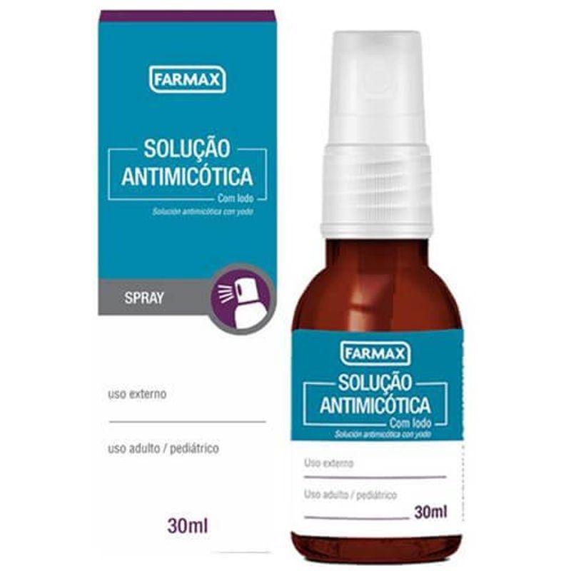 solução antimicótica iodo farmax 30ml