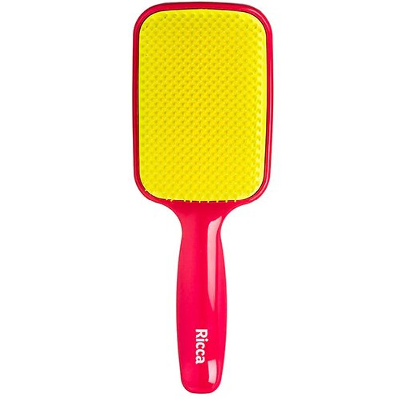 escova ricca raquete flex pink