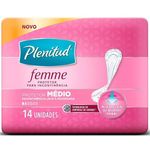 protetor diário plenitud femme médio 14 unidades