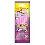 aparelho de depilar bic comfort 3 pink 2 unidades