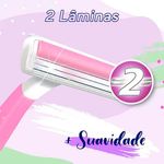 aparelho de depilar bic comfort 3 pink 2 unidades