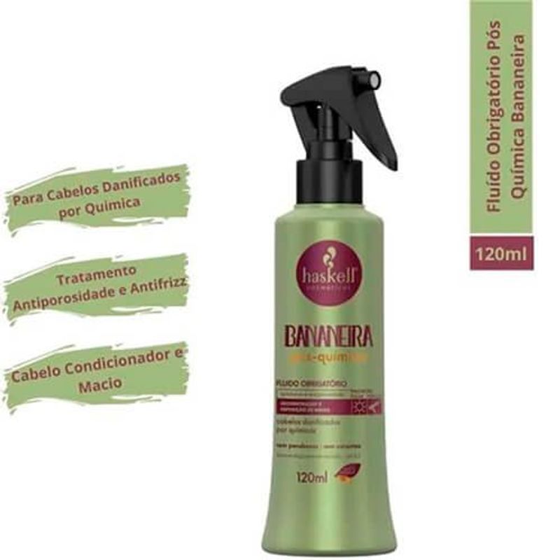 fluído obrigatório pós-química bananeira haskell 120ml