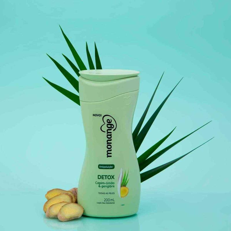 hidratante corporal monange detox ação 200ml
