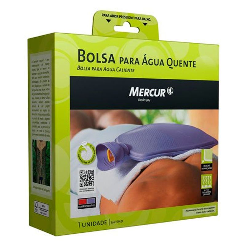 bolsa para água quente mercur grande lilás