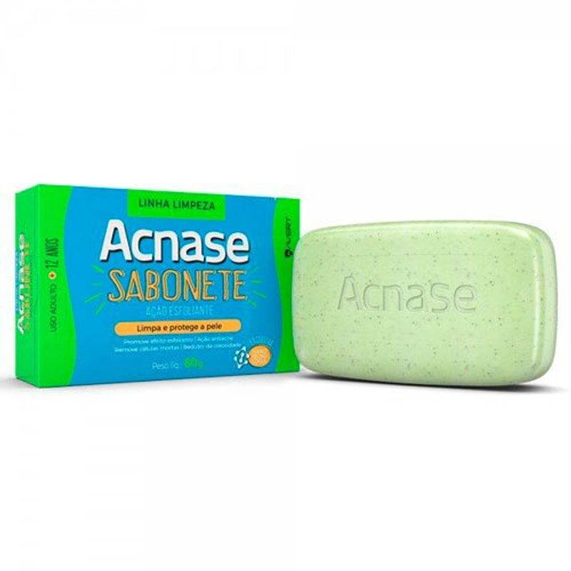 sabonete em barra acnase esfoliante 80g