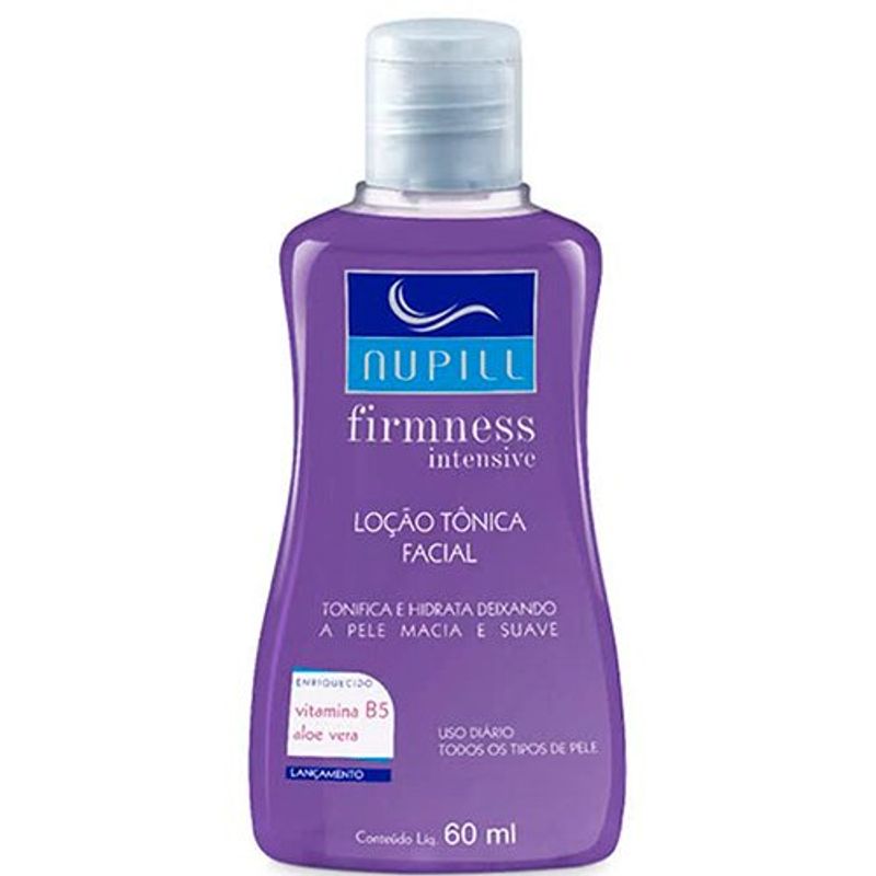 loção tônica facial nupill firmness intensive mini 60ml